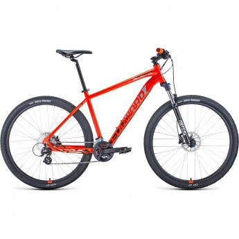Велосипед FORWARD APACHE 29 X (2021) оранжевый/черный с рамой 19" Велосипед FORWARD APACHE 29 X (2021) оранжевый/черный с рамой 19"