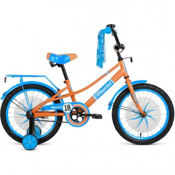 Велосипед FORWARD AZURE 18 (2022) бежевый/красный Велосипед FORWARD AZURE 18 (2022) бежевый/красный