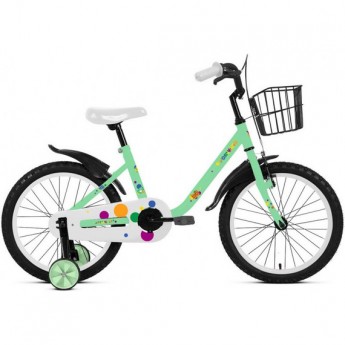 Велосипед FORWARD BARRIO 16 (1 ск.) 2023, мятный с рамой 16" Велосипед FORWARD BARRIO 16 (1 ск.) 2023, мятный с рамой 16"