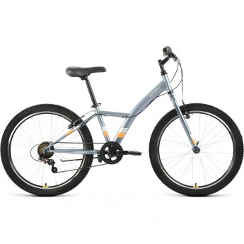 Велосипед FORWARD DAKOTA 24 1.0, рама 13", 2022, темно-серый/оранжевый Велосипед FORWARD DAKOTA 24 1.0, рама 13", 2022, темно-серый/оранжевый