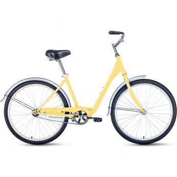 Велосипед FORWARD GRACE 26 1.0 (26" 1 ск. рост. 17") 2022, бежевый Велосипед FORWARD GRACE 26 1.0 (26" 1 ск. рост. 17") 2022, бежевый