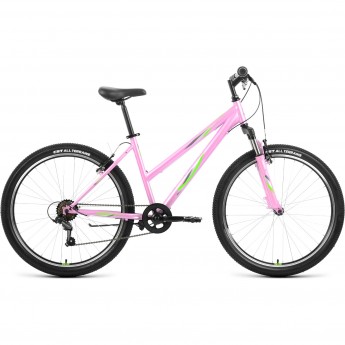 Велосипед FORWARD IRIS 26 1.0, рама 17", 2022, сиреневый/зеленый Велосипед FORWARD IRIS 26 1.0, рама 17", 2022, сиреневый/зеленый