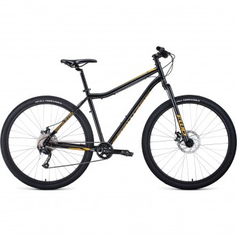 Велосипед FORWARD SPORTING 29 X disc (2020) черный с рамой 21"